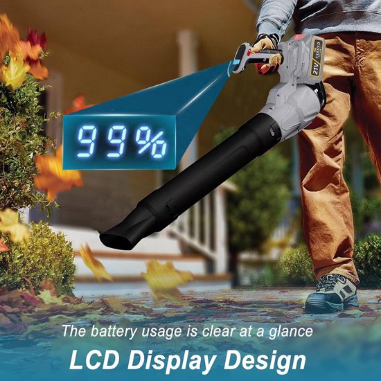 Bladblazer Borstelloos - Krachtige Bladblazer - Tuinonderhoud Gemak - Lichtgewicht Ontwerp - Compact Formaat — afbeelding 4