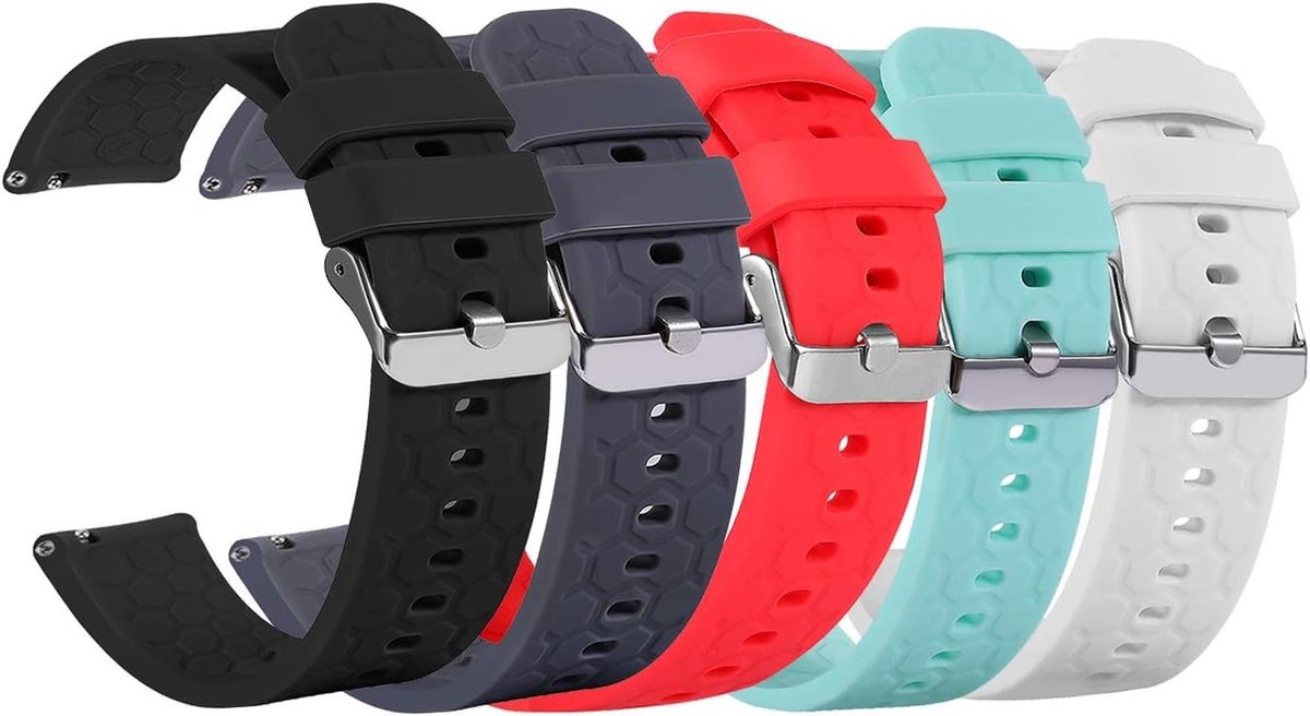 Zachte Sport Vervangband van Silicoon voor Smartwatch, Geschikt voor ID205L/ID205S/ID205G, Beschikbaar in 5 Kleuren, Comfortabele Polsband voor Actieve Gebruikers