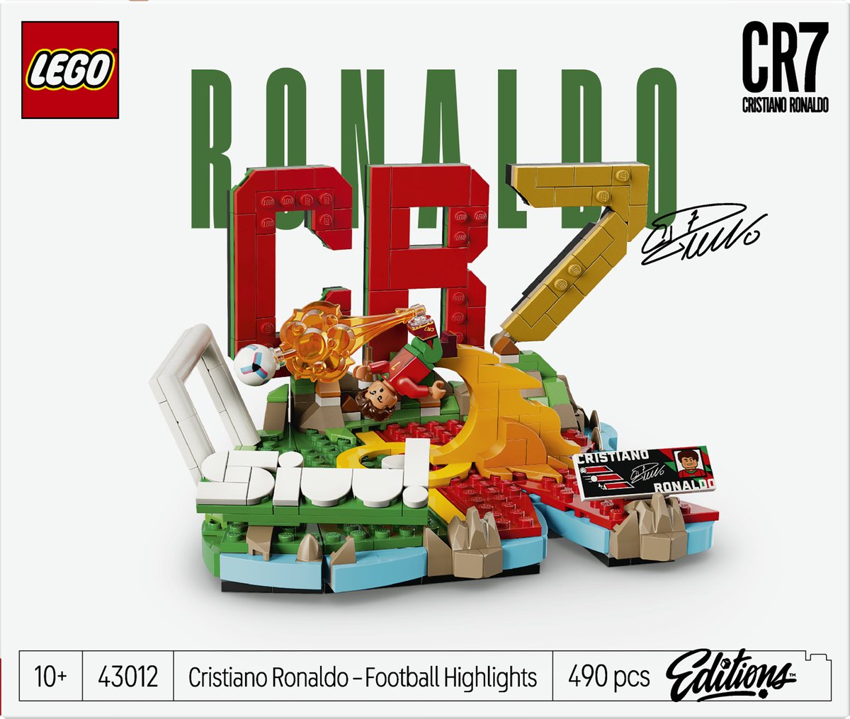 LEGO Editions - Cristiano Ronaldo - Voetbalhoogtepunten CR 7 Voetbal Bouwpakket voor Kinderen - 43012 — afbeelding 11
