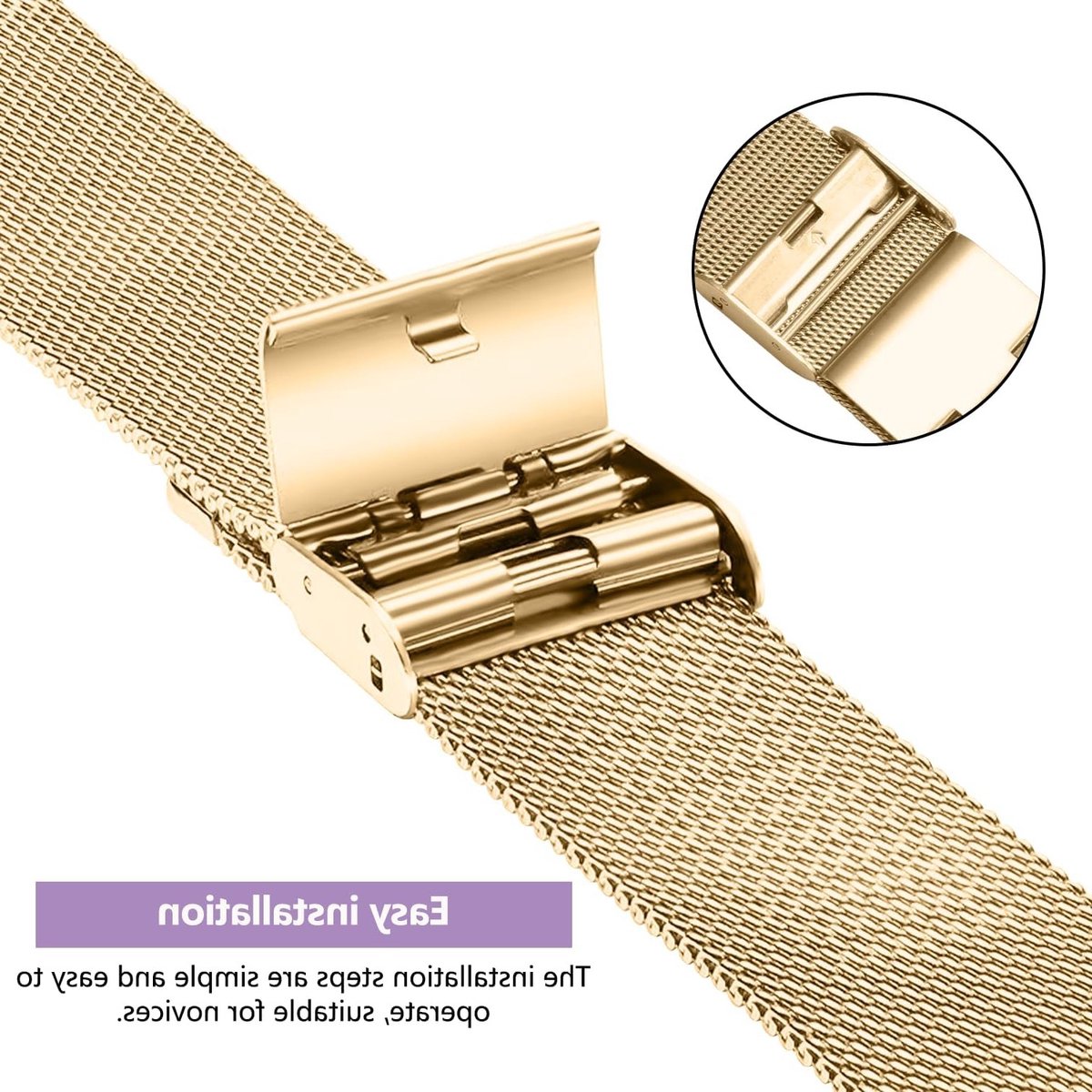 Stalen horlogeband voor Galaxy Watch 8 Classic 46mm en Galaxy Watch 8 40mm/44mm, Duurzaam en Elegant Design