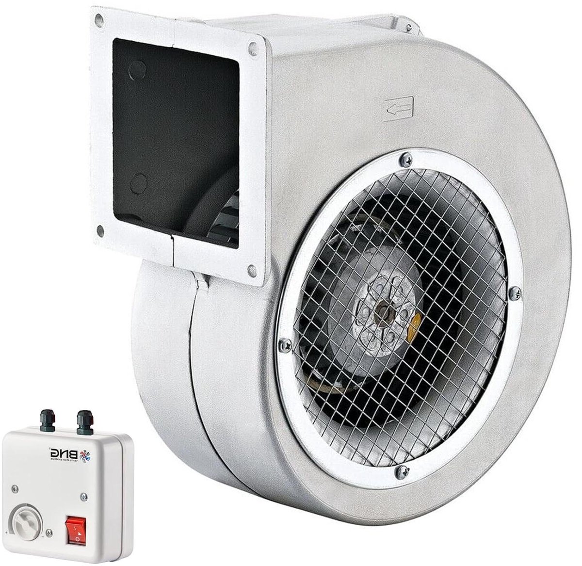 Radiale Ventilator - Industriële Ventilator - Machine Koeling - Aluminium Behuizing - 90 m³ - Aluminium