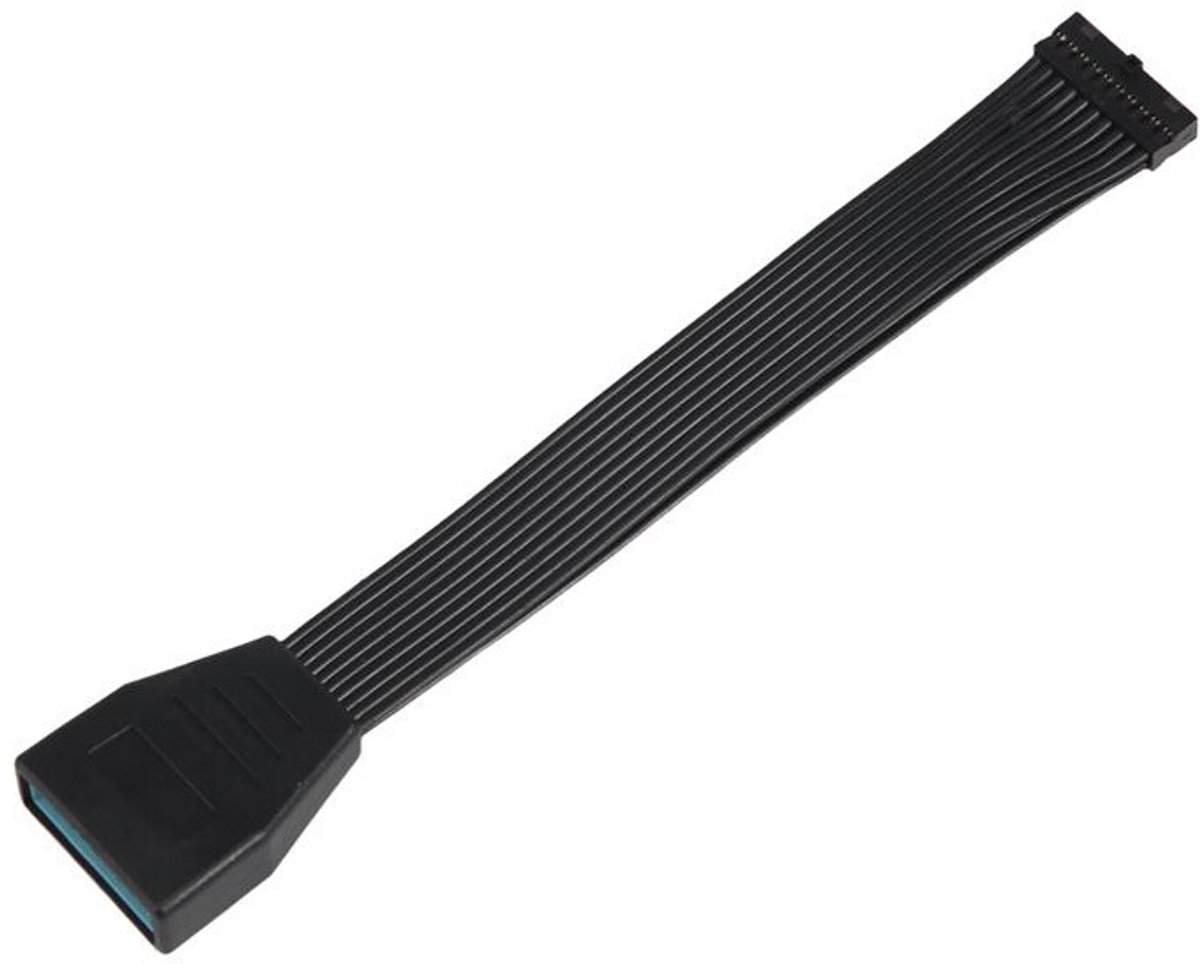 1 moederbord USB 3.0 20-pins female naar USB 3.0 20-pins male verlengkabel - 15 cm
