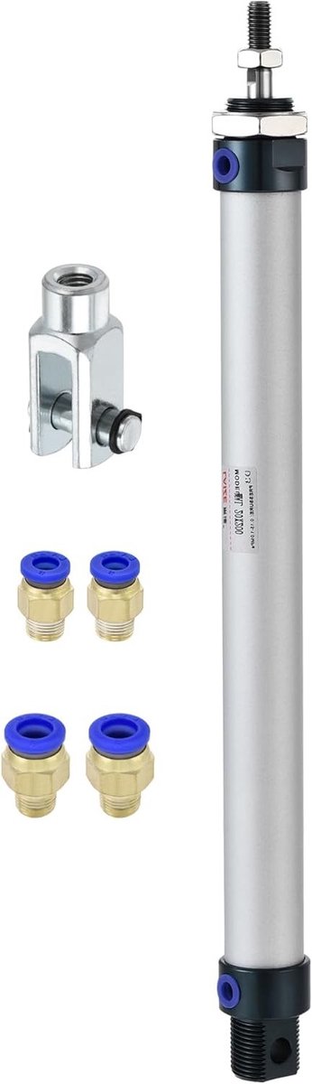 Pneumatische luchtcilinders met Y-connectoren en fittingen voor automatische apparatuur (20mm boring, 200mm slag)
