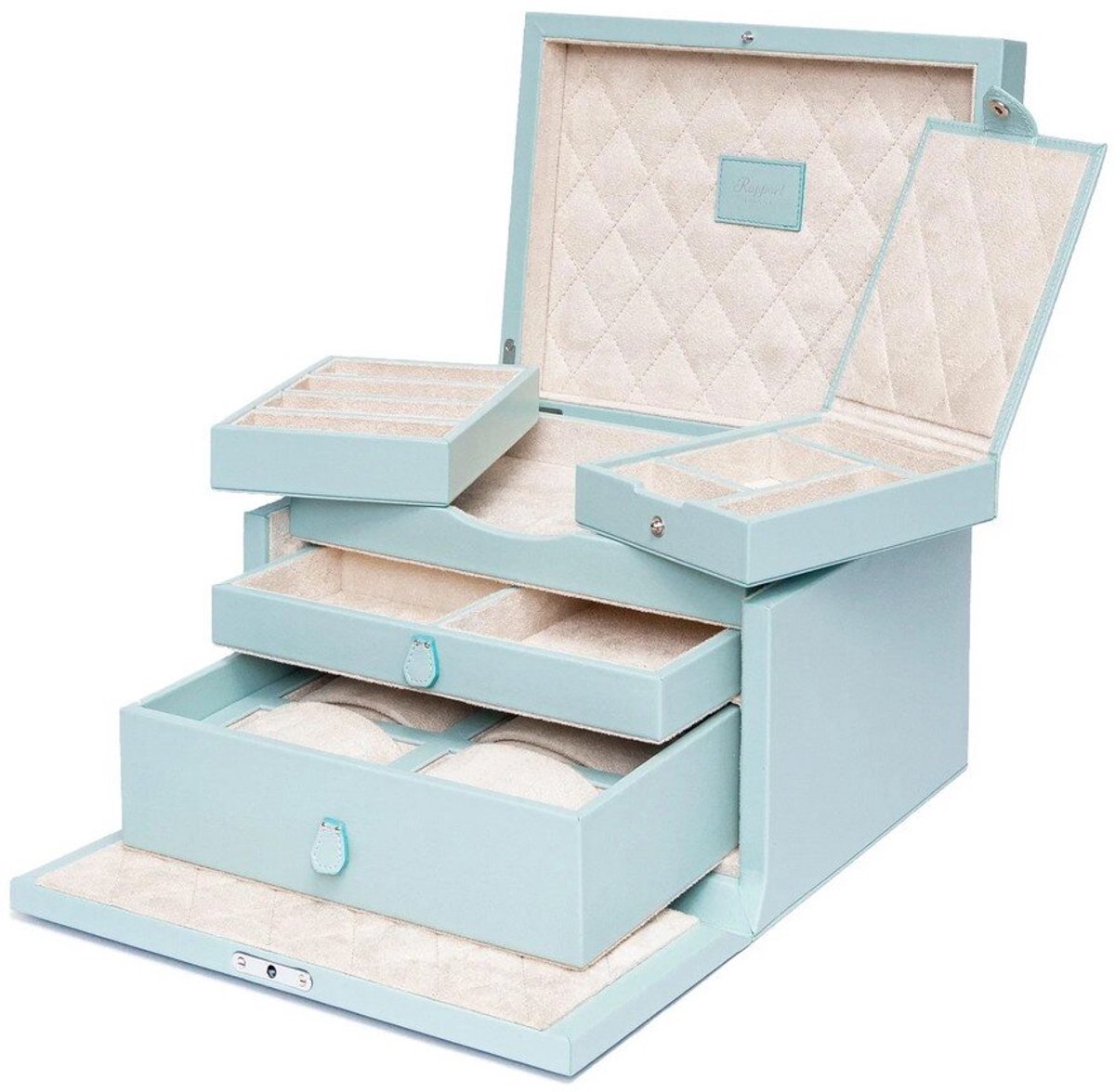 Rapport Londen - J191 - Sieradendoosje - Aura - turquoise