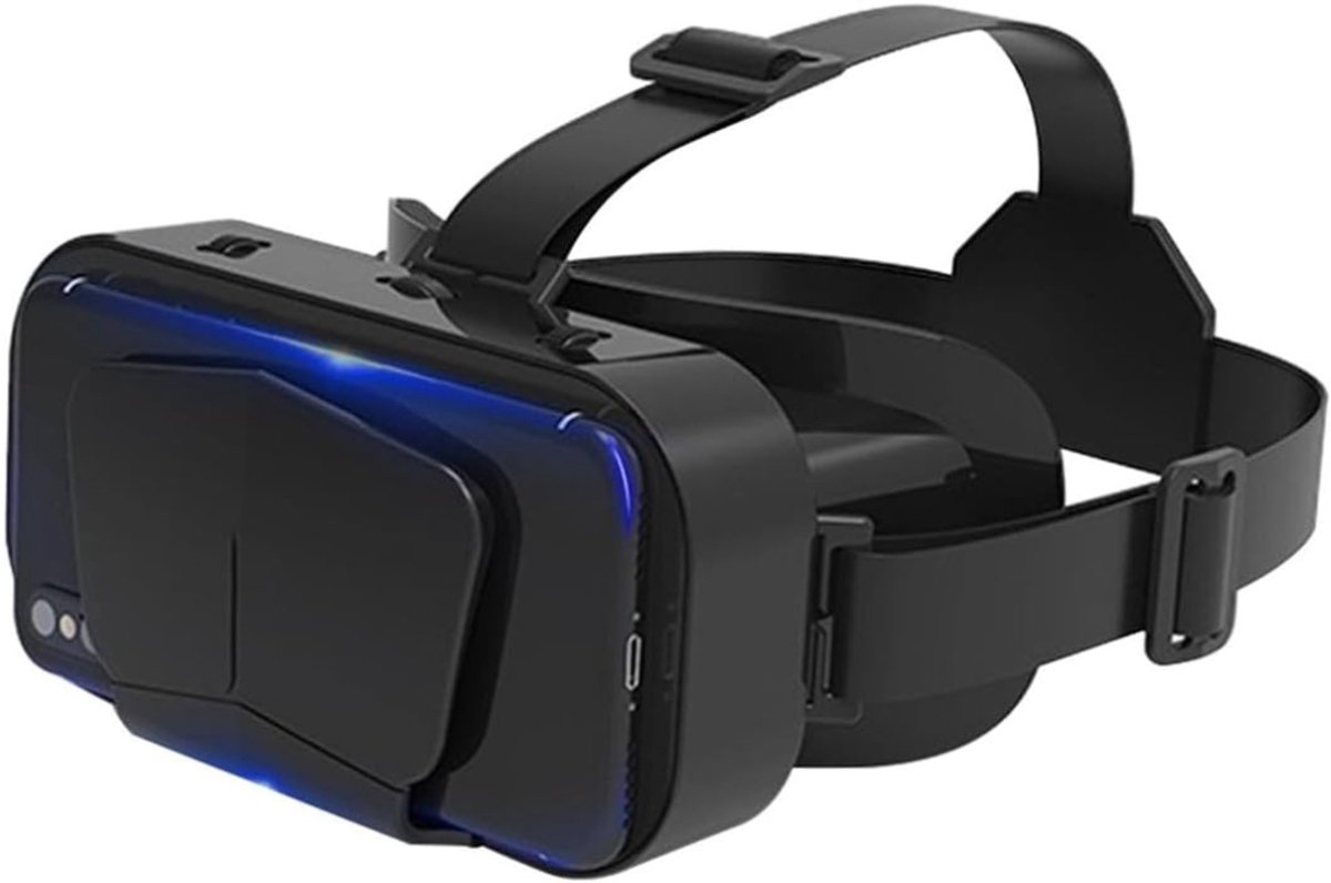 RUX® VR Bril met controllers - VR Bril - VR-brillen - Zwart - 18cm x 15cm x 10cm