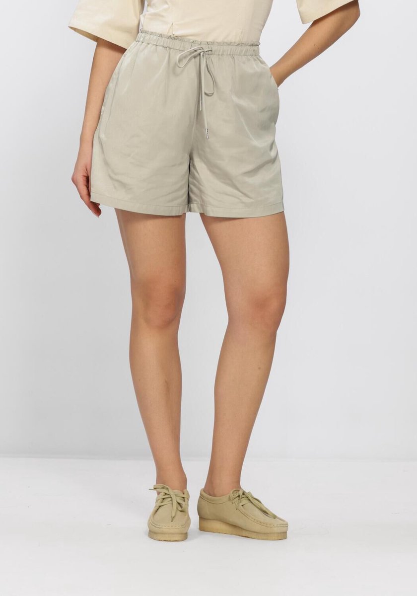 EDITED Yoko Shorts Broeken Dames - Zand - Maat 34
