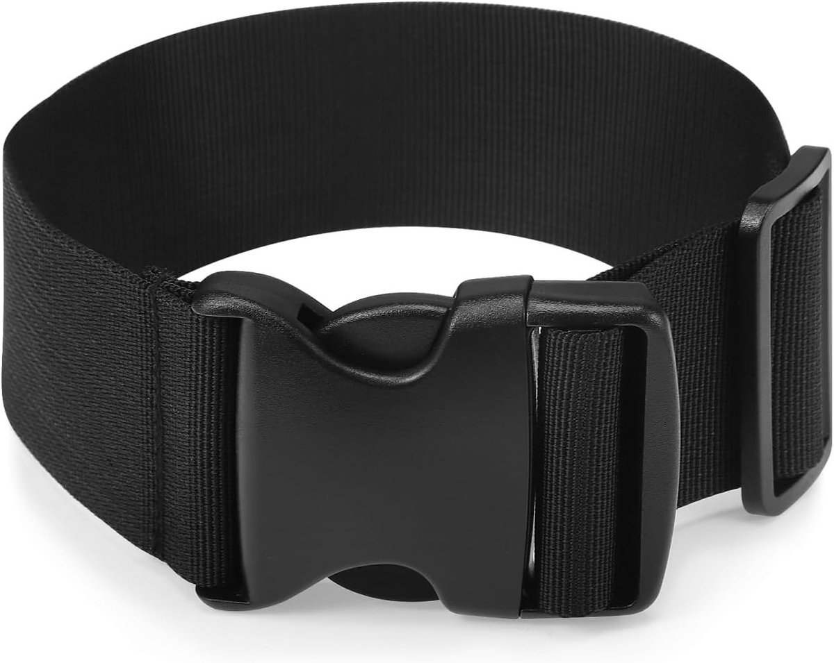 Verstelbare Elastische Riem voor Heuptassen en Schoudertassen - Ideaal voor School en Reizen, Zwart, 50.00X5.00X1.00CM