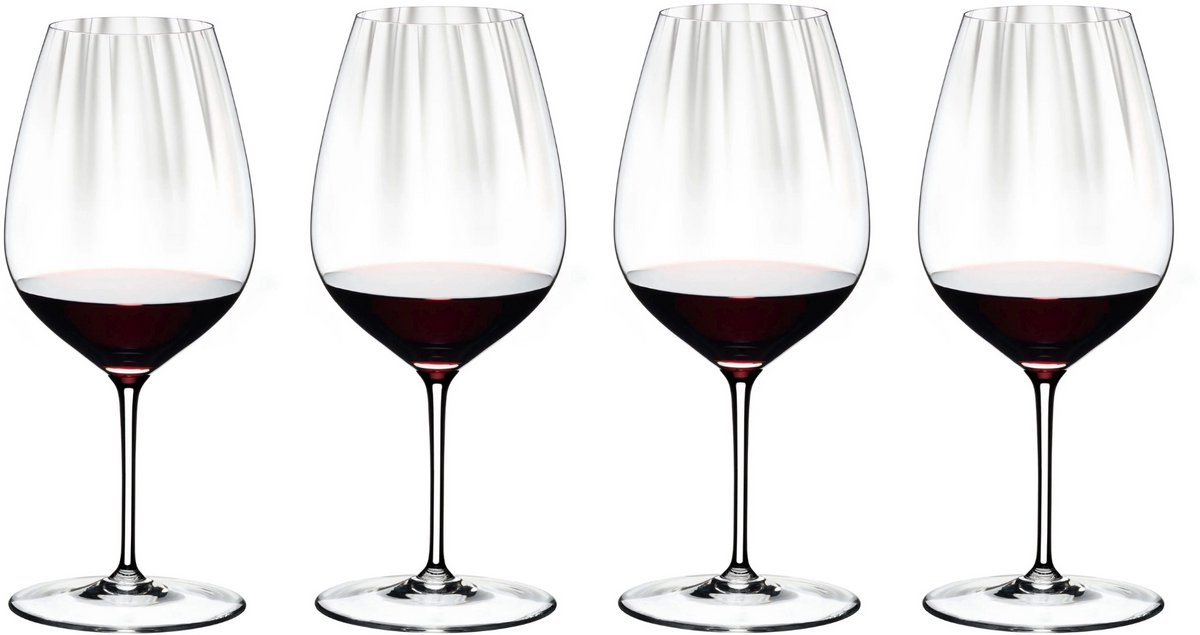 Riedel Wijnglazenset - Rode Wijnglazen - Performance - Cabernet / Merlot - 834 ml - 4 Stuks