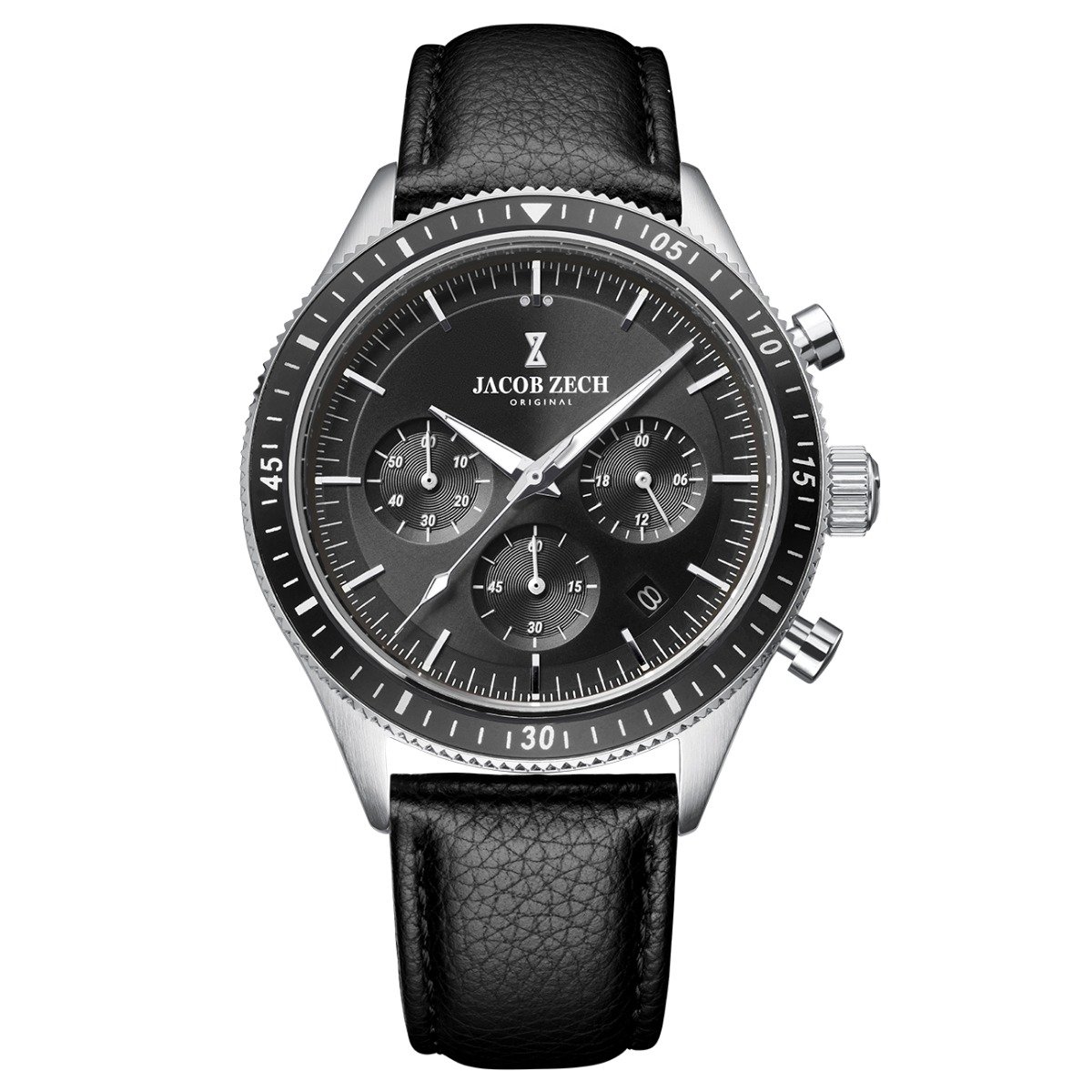 Jacob Zech - Heren Horloge Milano - Zilver