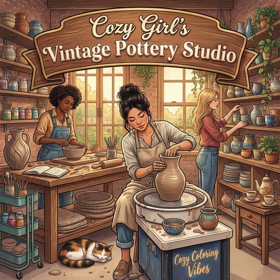 Cozy Girl Collection- Cozy Girl's Vintage Pottery Studio - cover