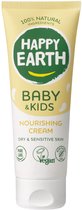 Happy Earth Voedende Crème - Baby & Kids - 100% Natuurlijk - Voor Droge & Gevoelige Babyhuid – 75 ml