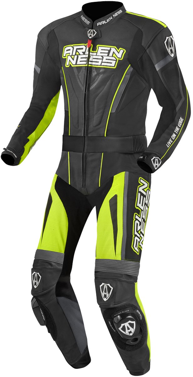 Arlen Ness Edge Tweedelige motorfiets lederen pak -