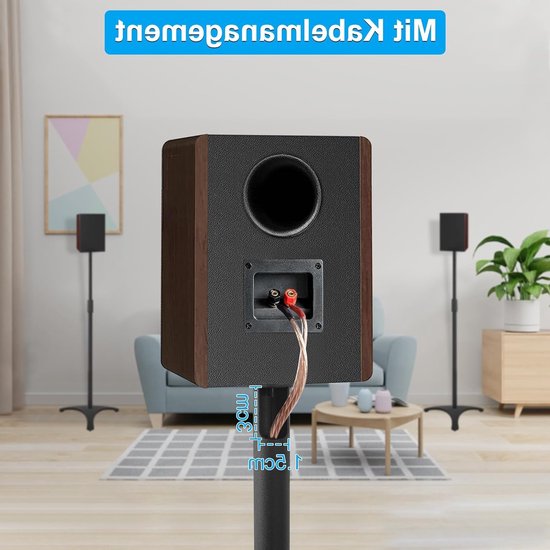 Luidsprekerstandaard Set van 2 - verstelbare speaker standaards — afbeelding 3