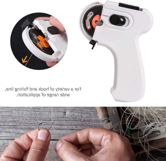 Dailygoods - Elektrische Haakbindapparaat - Draagbaar Vislijn Vishaak - Automatische Machine - Visaccessoires - Betrouwbaar en Duurzaam - Geschikt voo... van Dailygoods — afbeelding 4