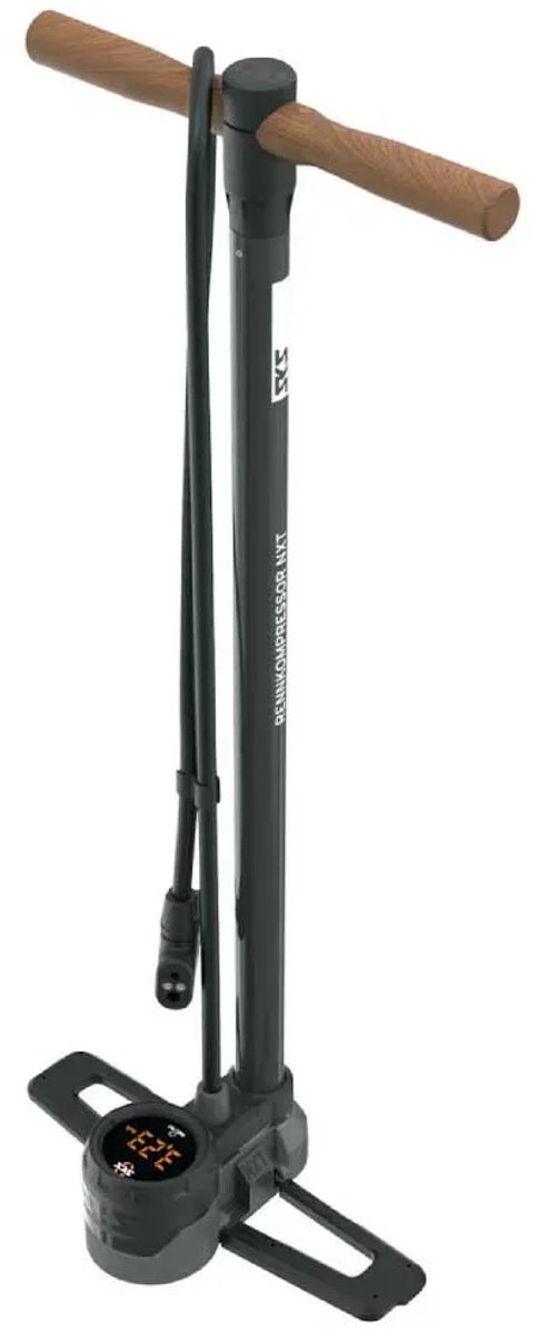 SKS Rennkompressor NXT Digi Vloerpomp Staal Incl. Manometer — afbeelding 5