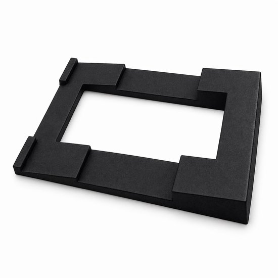 Speaker Standaard Geschikt voor Edifier R1280DB – 13° Kanteling – Anti Vibratie Basis – Compact Design – Zwart — afbeelding 2