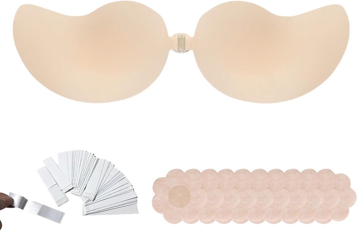 Onzichtbare Zelfklevende Gel BH met Voorste Push-Up en Strapless Ontwerp voor Bruiloft en Dagelijks Gebruik