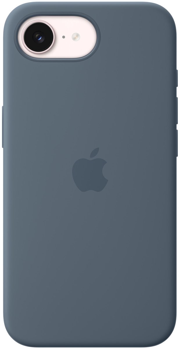 Apple Siliconenhoesje met MagSafe voor iPhone 17e - Ankerblauw