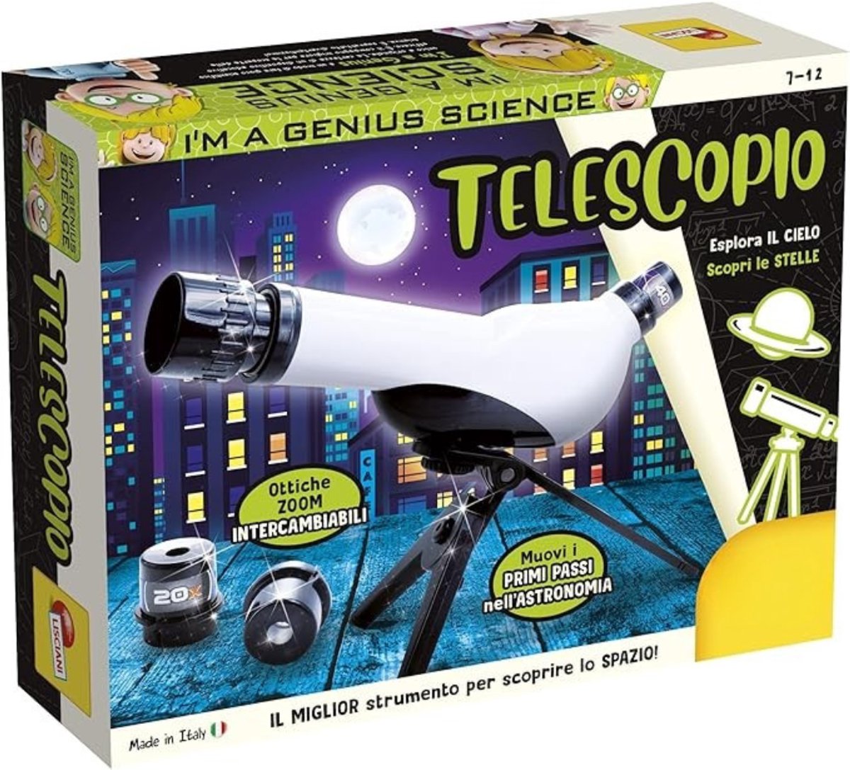 RUX® Telescoop kinderen - Sterrenkijker - Telescoop - Wit- 28cm x 34cm x 8cm