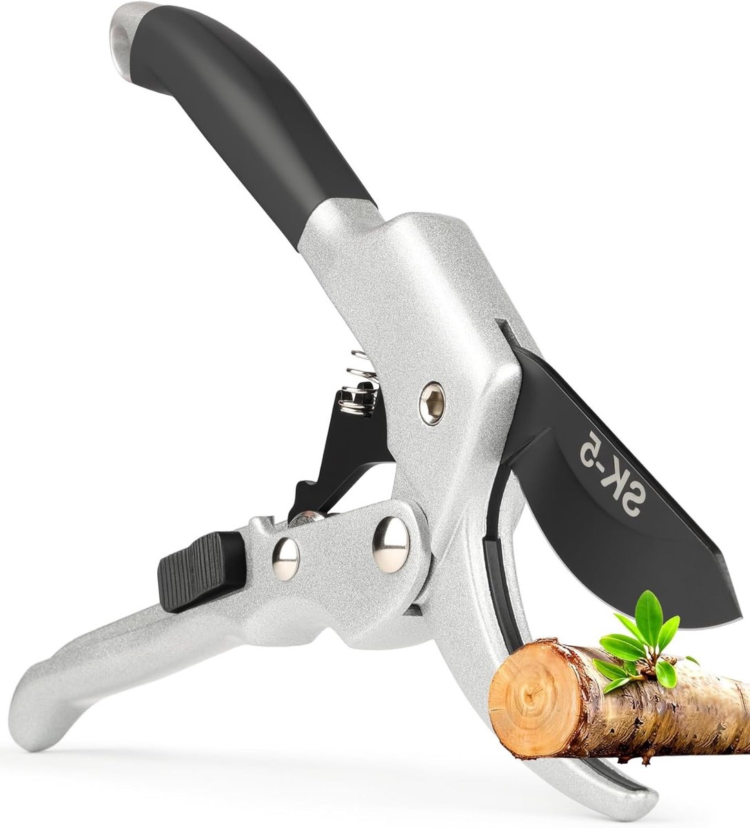 Ergonomische Tuinschaar met Teflon Coating - Perfect voor Snoeien van Rozen, Struiken en Takken