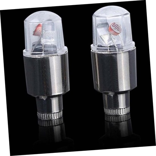 Fietslampjes - Wielverlichting Bandenverlichting - Veiliger Fietsen - Bewegingsgevoelig - 2 x 4 cm - Veelkleurig — afbeelding 3