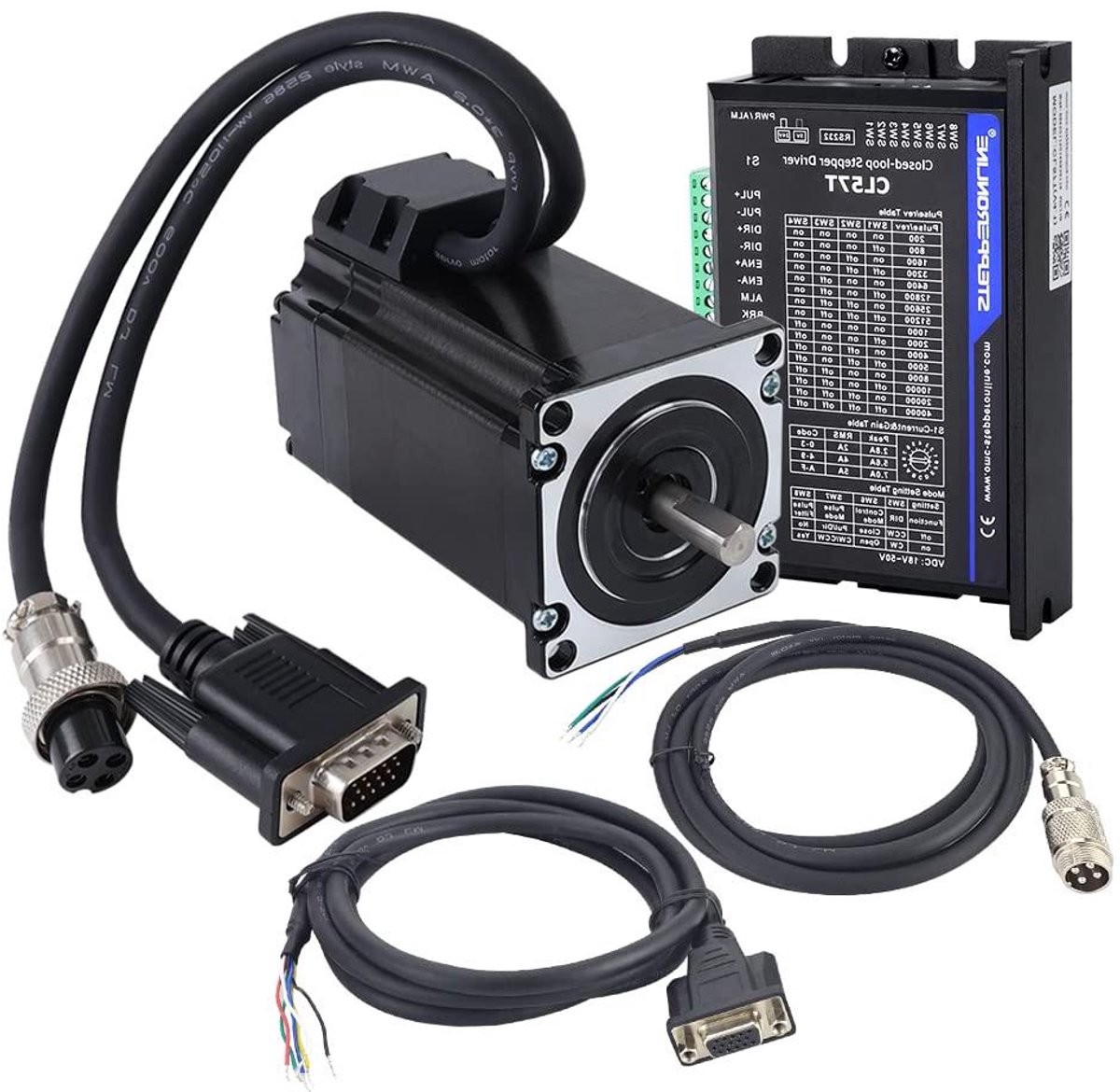 Stappenmotor Kit - Motor Driver Set - CNC Graveren - Gesloten Regelcircuit - 2.0 Nm - Metaal