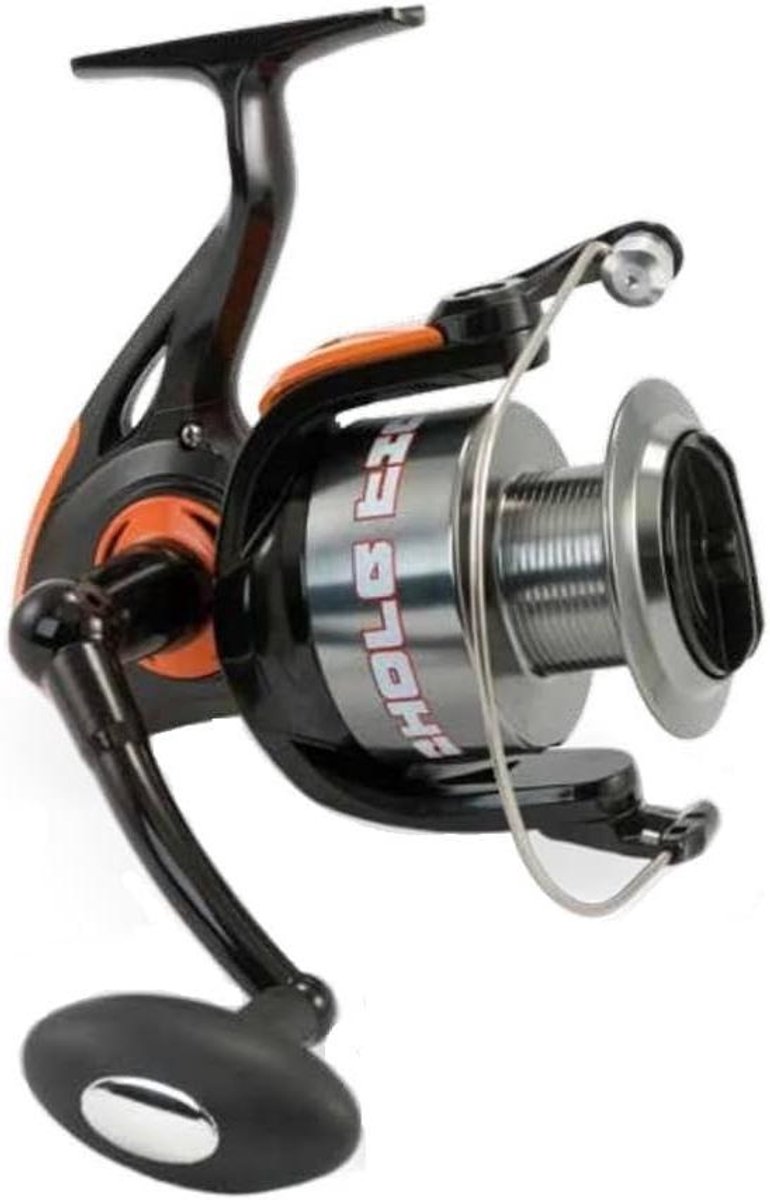 Surfmolen - Zeemolen Visrol - Zeevissen Kustvissen - Zoutwaterbestendig Grafiet Aluminium - 650 g 310 m - Oranje