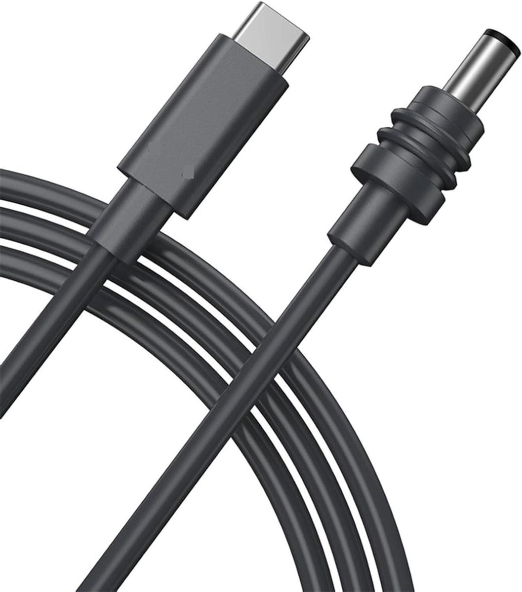 USB C Stroomkabel - Netsnoer Starlink Mini - Mobiel Internet Gebruik - 100W Snel Opladen - 2 Meter - Zwart