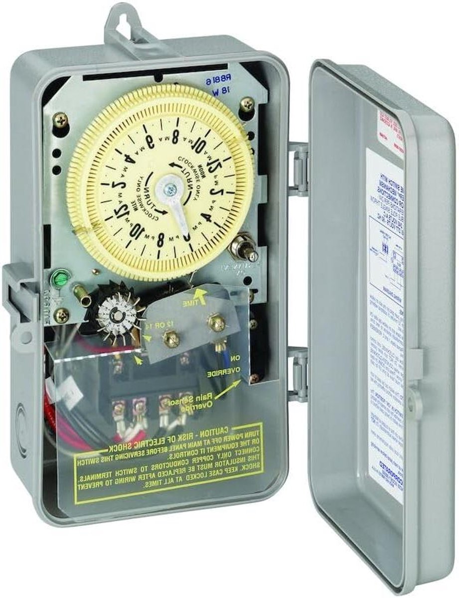 Irrigatie Timer - Sproei Controle - Gazon Water Geven - 14 Dagen Skippen - 9.38 Inch Scherm - Grijs
