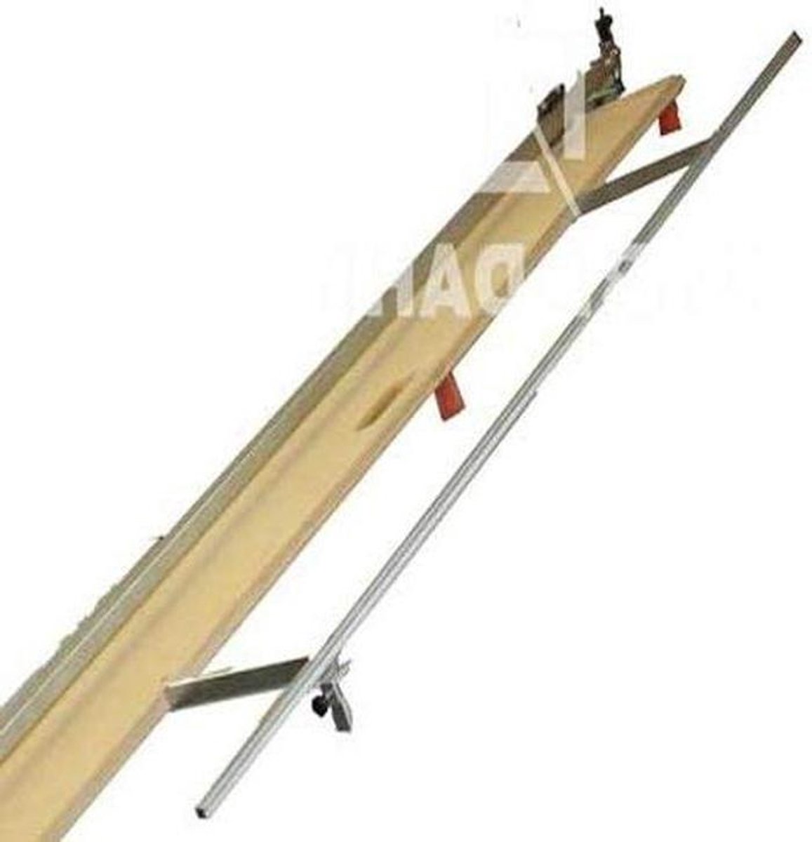 Tegelsnijder steunrail - Geleiderail snijder - Precisie snijwerk - Voor alle High Line - 118 cm - Zilver