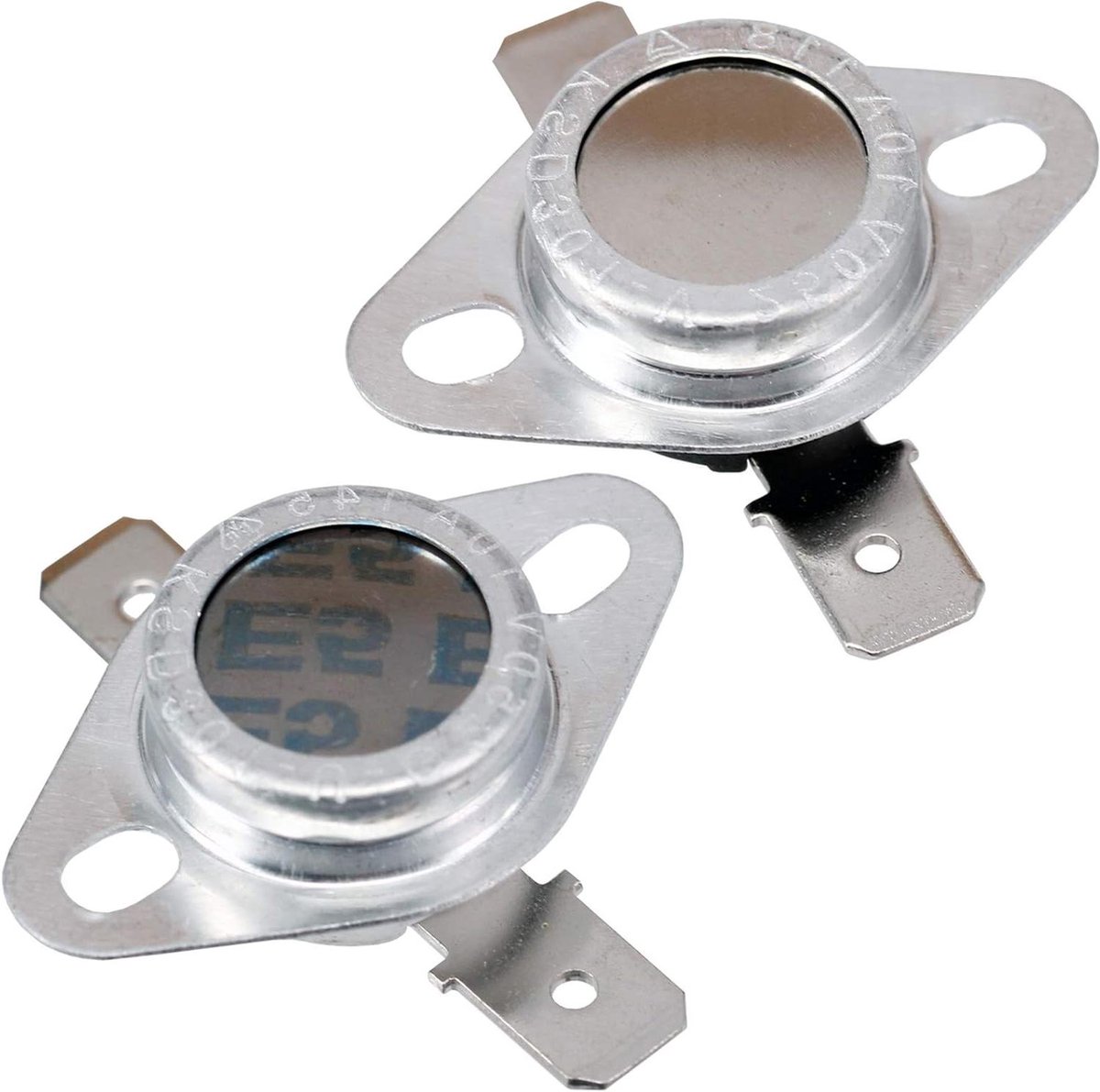 Thermostaat Kit - Onderdelen Set - Wasdroger Reparatie - Twee Thermostaten - 1 Set - Zwart