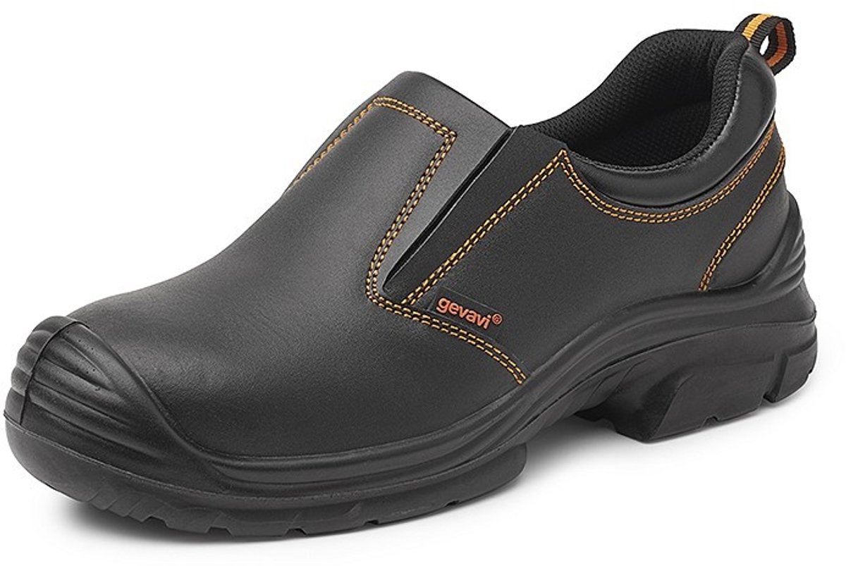 Gevavi Safety Werkschoen Gs35 S3 Instapper Zwart - Werkschoenen - 40 Laag