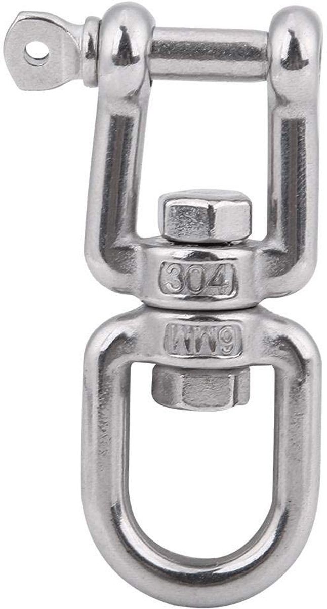 Store_8 - Heavy Duty Swivel Ring - Roestvrij staal - Betrouwbare prestaties - 6mm - Voor veelzijdig gebruik - Lichtgewicht 40g van Store 8 — afbeelding 2