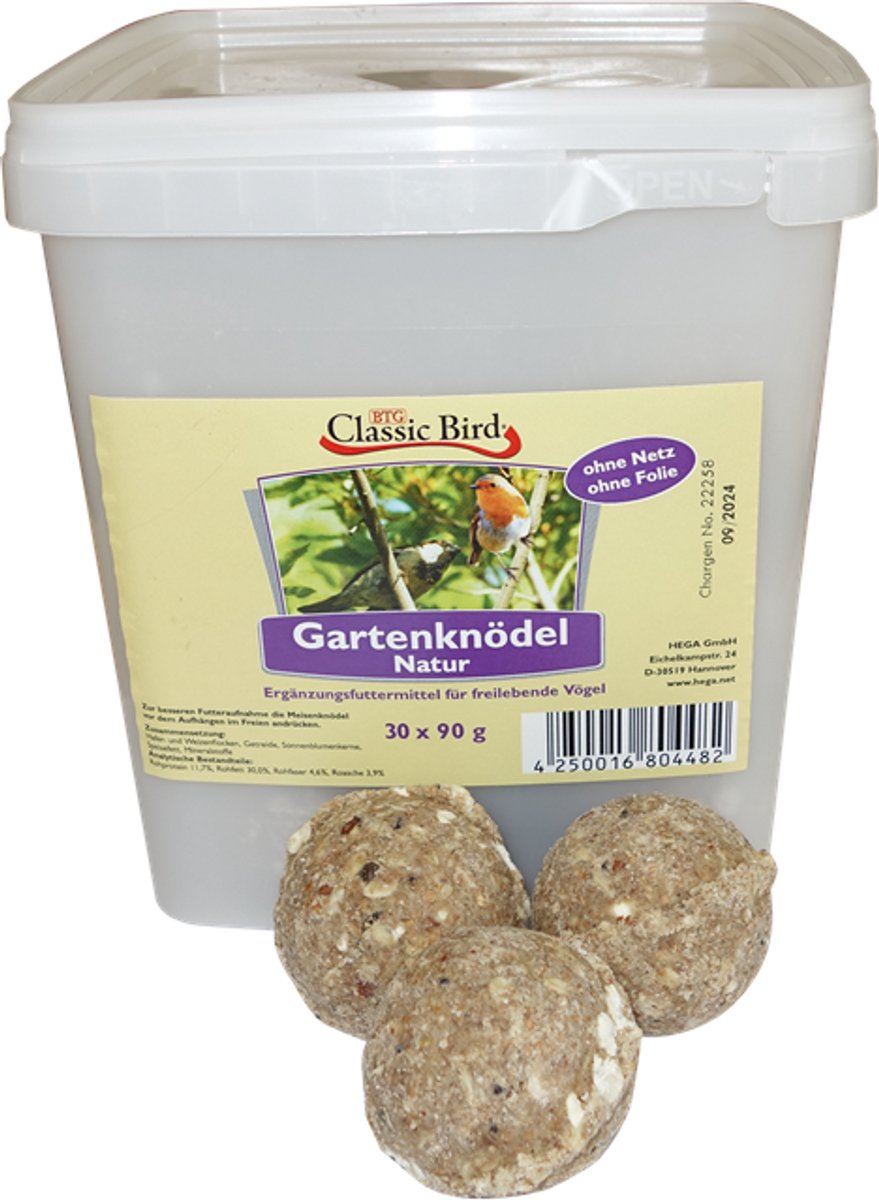 Classic Bird garden dumplings naturel 30 dumplings oNoF. - 30 stuks