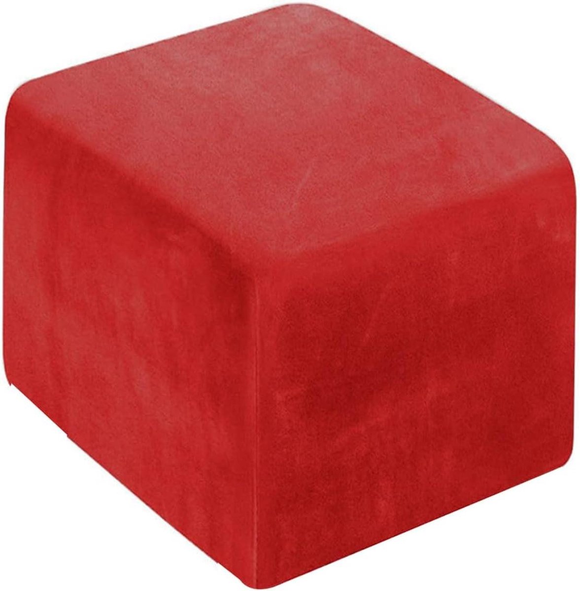 Voetenbank Hoes - Poef Kruk Hocker - Meubels Vernieuwen - Zachte Fluweelstof - 40x40cm tot 50x50cm - H