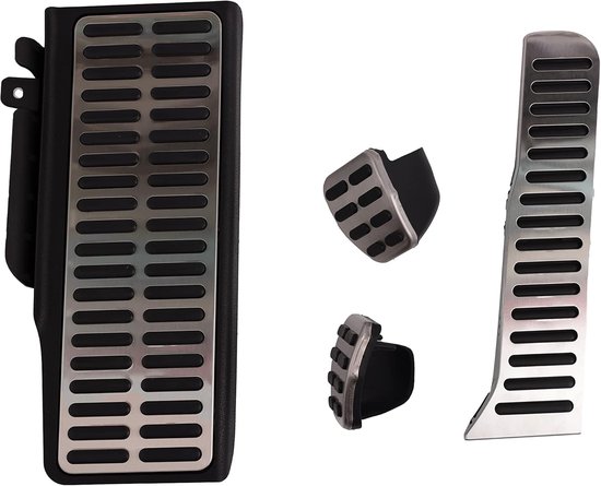 Auto Pedaal Covers - Set Pedaalplaten - Verbeterde Grip - Antislip Ontwerp - 4 Stuks - Zilver — afbeelding 2