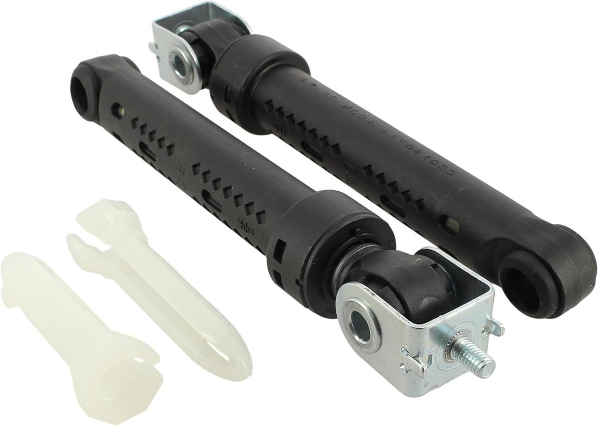 Wasmachine Schokdempers - Ophanging Been - Stabiel Draaien - Set van 2 - 100N - Zwart