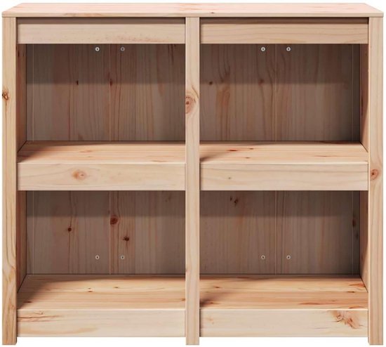 Buitenkeuken Kast - Opbergkast Tuin - Keuken Organiseren - Verstelbare Planken - 106 cm - Natuurlijk Hout — afbeelding 4