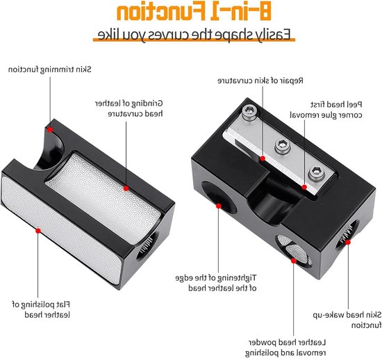 Multifunctionele Billiard Tip Tool voor Cue Reparatie, Scherpe Punt, Trimmer en Shaper voor Biljartaccessoires — afbeelding 5
