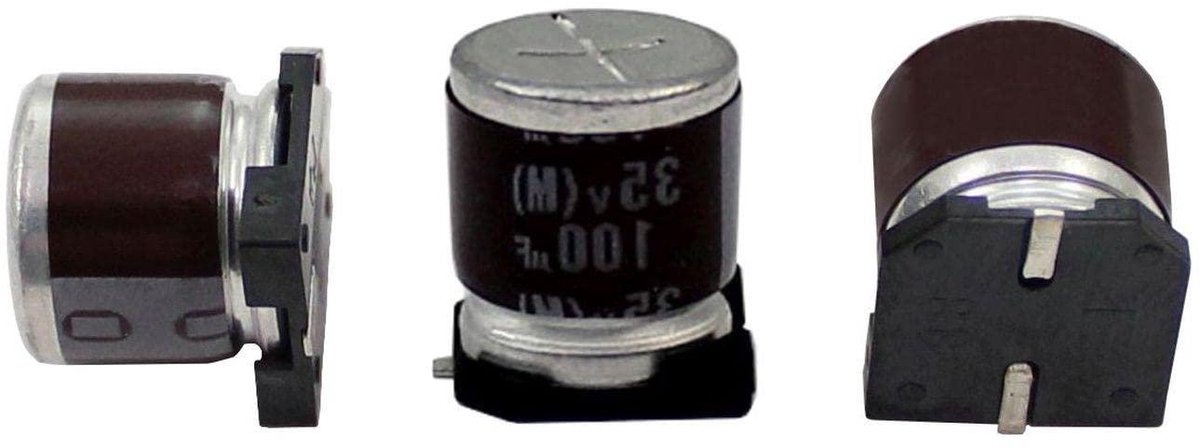 Elektrolytische Condensator - Componenten Set - Elektronica Reparatie - Opbouwmontage Ontwerp - 100µF 35V - Niet Van Toepassing