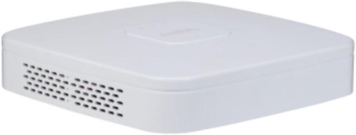 Netwerk Videorecorder - Beveiligingscamera Recorder - Bewakingsbeelden Opslaan - 4 Kanaals Opname - 366 x 26 x 95 cm - Wit
