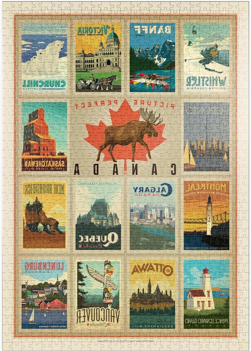 Legpuzzel - Collage Poster - Ontspannen Vrije Tijd - Hoge Resolutie Print - 1000 Stukjes - Meerkleurig