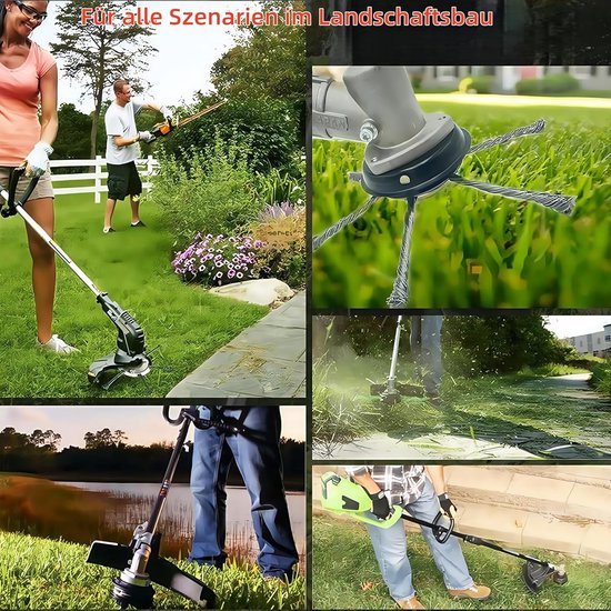 Onkruidborstel Staal - Maaikop Trimmer - Tuin Onderhoud - Universele Pasvorm - 180 mm - Metaal — afbeelding 3