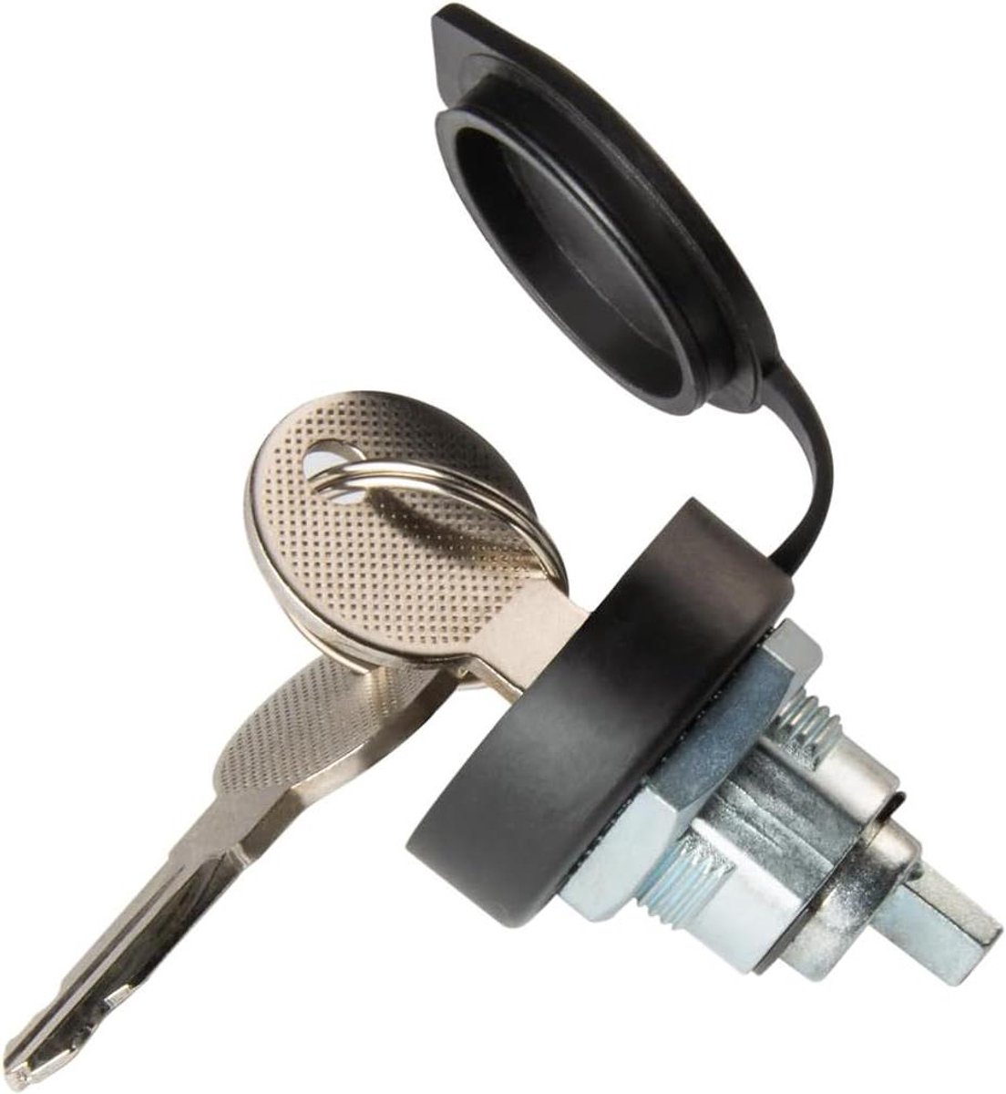 Gereedschapskist Slot - Vervangingsslot Cilinder - Veilig Opbergen - Met Stofkap - 5/8 Inch - Zilver