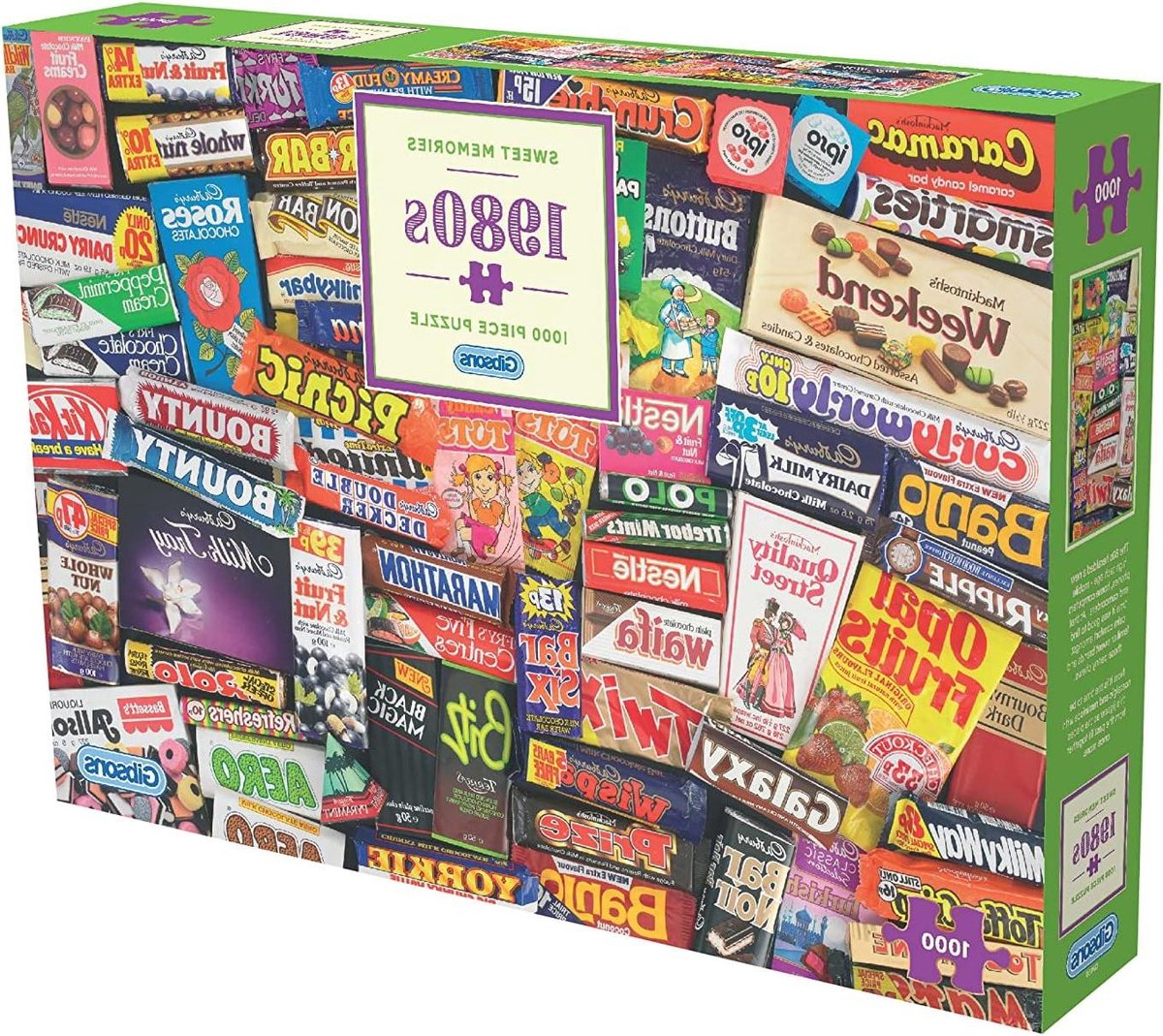 Legpuzzel 1000 stukjes - Retro Puzzel - Ontspannen Vrije Tijd - Gemaakt van gerecycled karton - 685 x 490 mm
