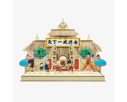 Dragon Ball - Tenkaichi Budokai Wood Construction Craft Set with Acrylic Figures (191 Pieces)