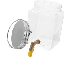 Vogelwaterdispenser - Drinkfontein Vogels - Hygiënisch Drinken - Puntontwerp Stabiliteit - 75 Gram - Multi