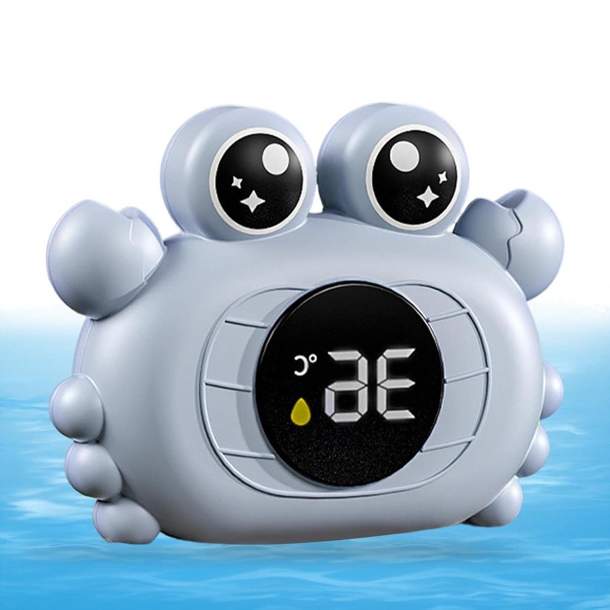 Babybadthermometer - Bad thermometer eend - Veilig Baden - Waterdicht Ontwerp - 11 x 8 x 4 cm - Geel