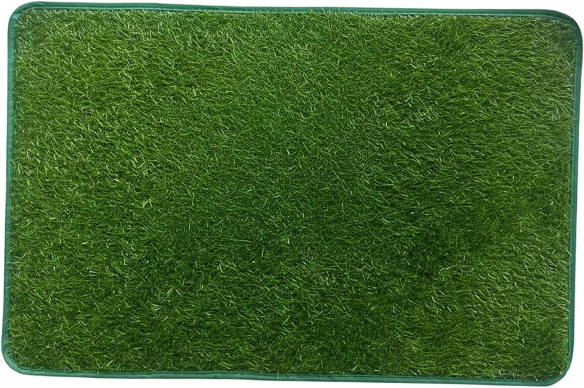 Hondengrasmat - Kunstgras hond Zindelijkheidstraining - Huisdier Zindelijkheid - Realistisch Grasgevoel - 46 x 71 cm - Groen