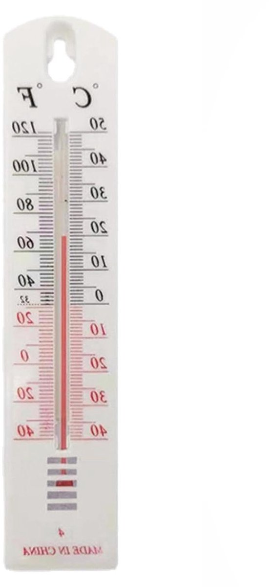 Temperatuurmonitor - Tuinthermometer Weerstation - Temperatuur Meten - Weerbestendig Roestbestendig - 21.8 cm - Zwart